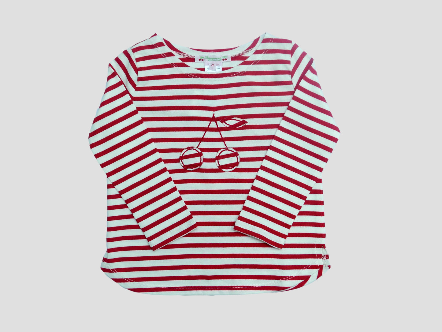 BONPOINT Striped long sleeve blouse